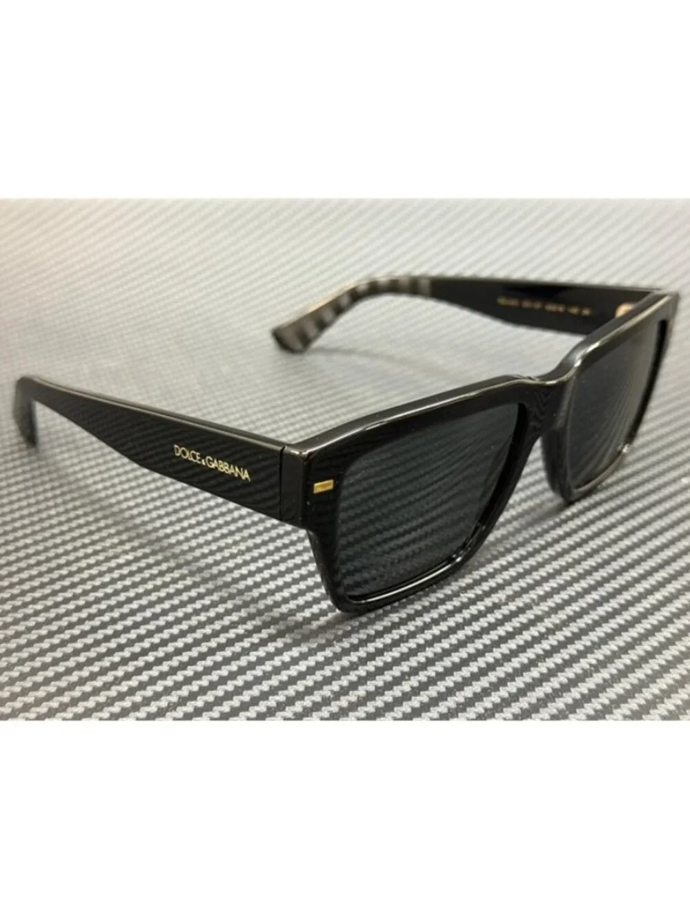 New Dolce & Gabbana Men Black Sunglasses 55-18-145